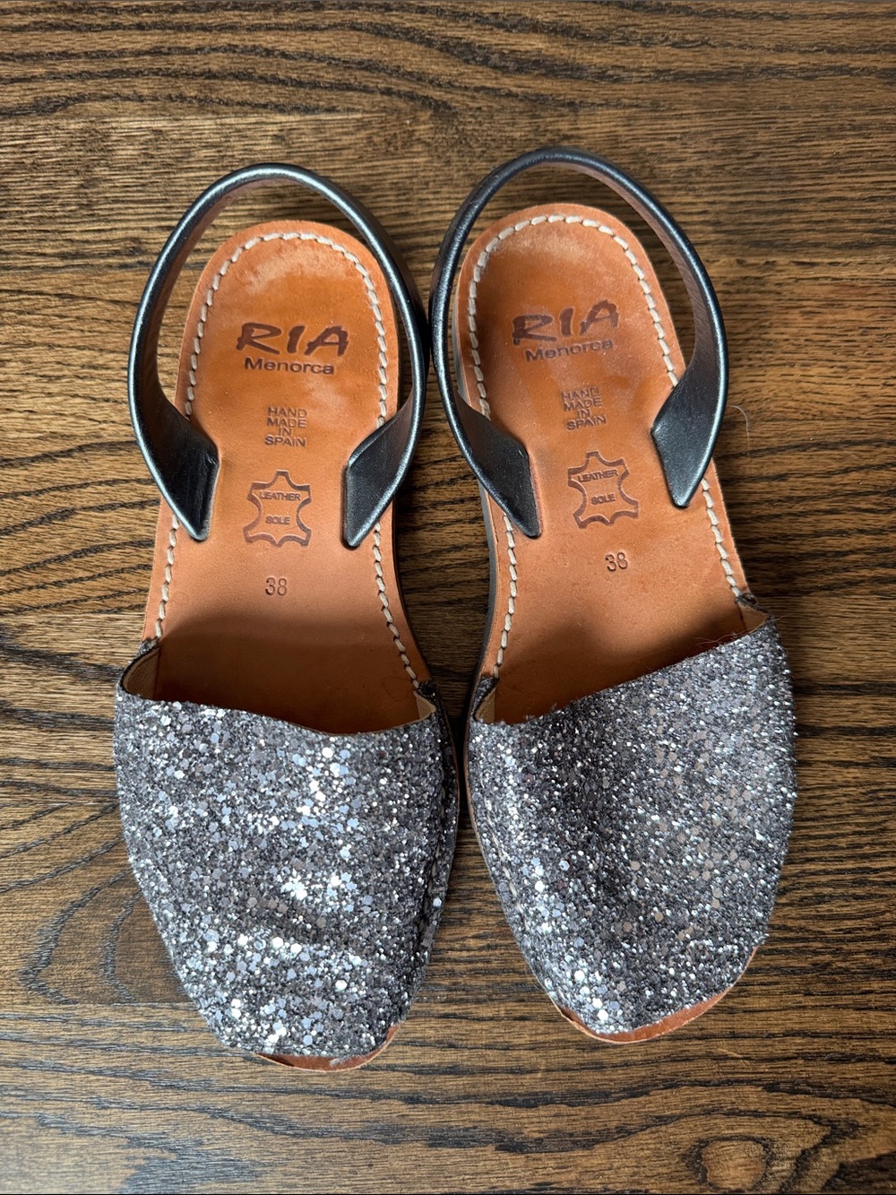 Women's Glitter Slingback Sandals